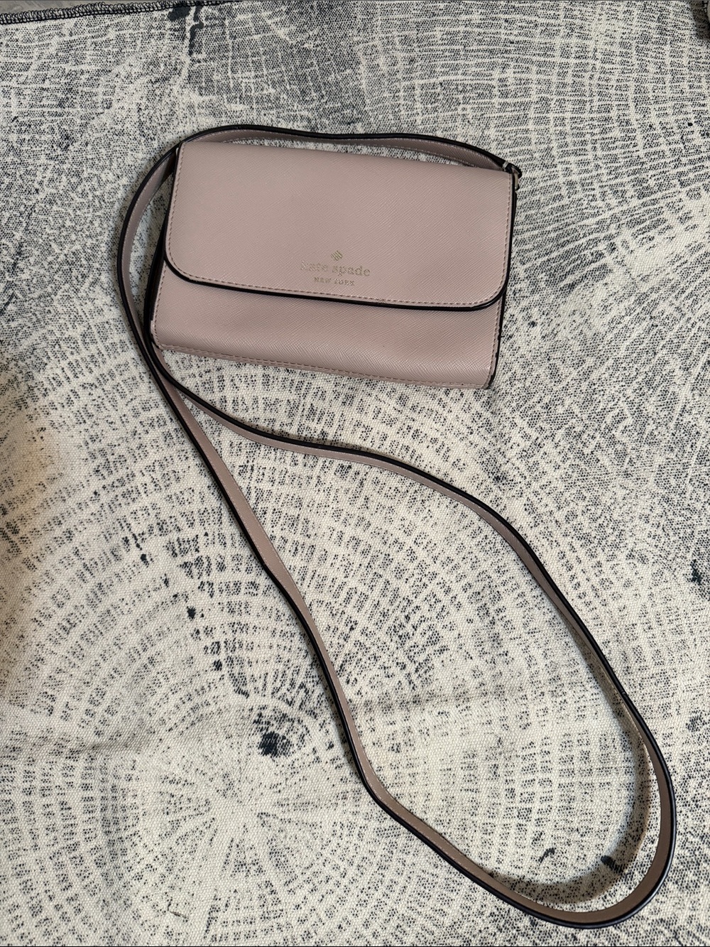 kate spade Dusty Rose Saffiano Crossbody Bag